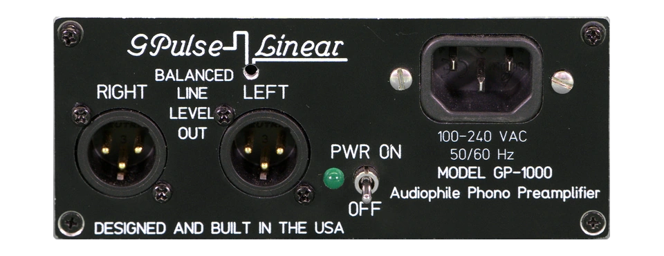 GP-1000 rear connections photo composite