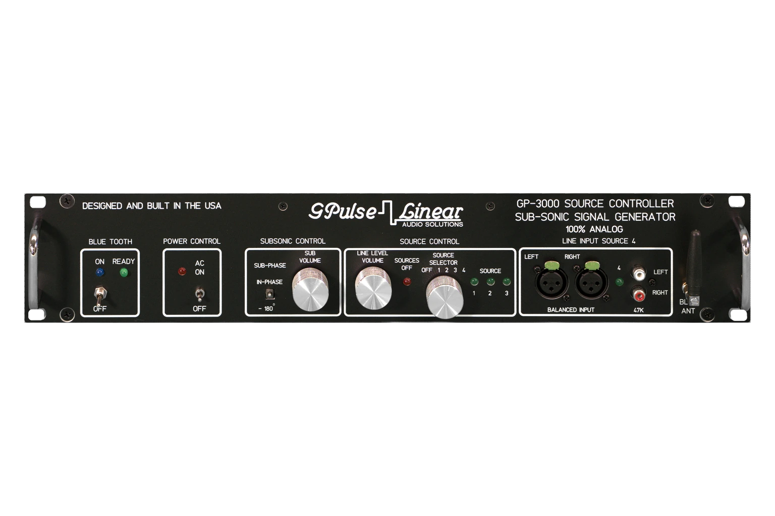 GP-3000 straight-on front view